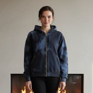Aviator Nation Blue Tie-Dye Hoodie